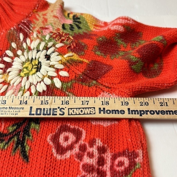 Coldwater Creek embroidered zip up cardigan sweater - Picture 8 of 10